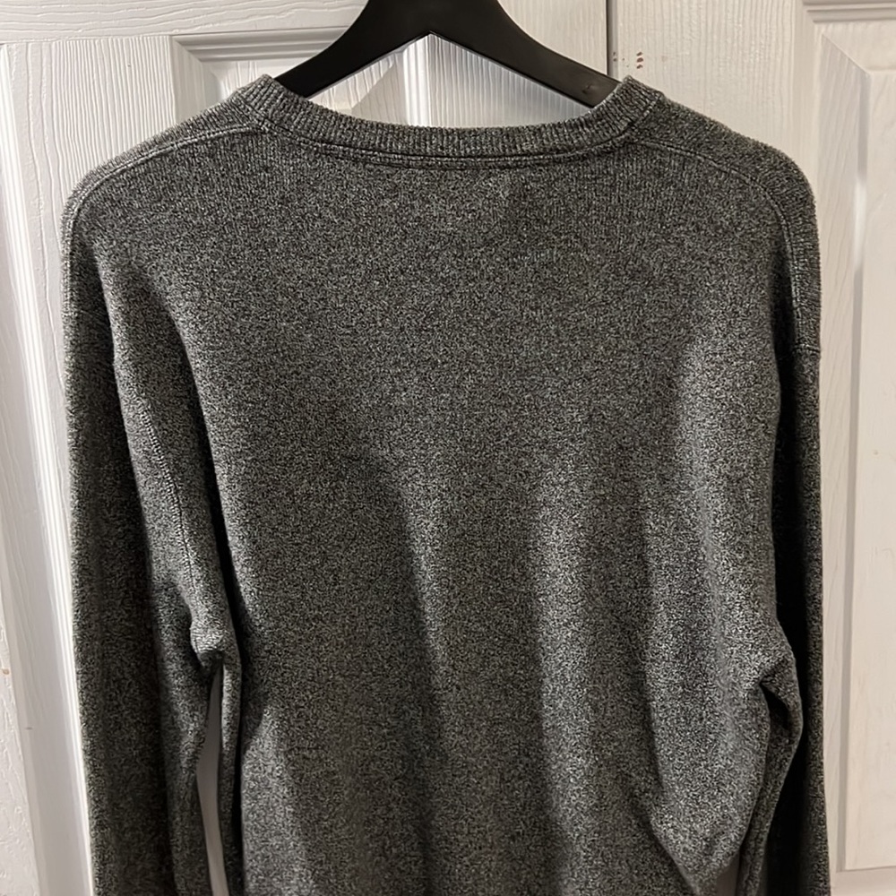 Mens Gray Knit Polo Ralph Lauren Sweater - Picture 5 of 5